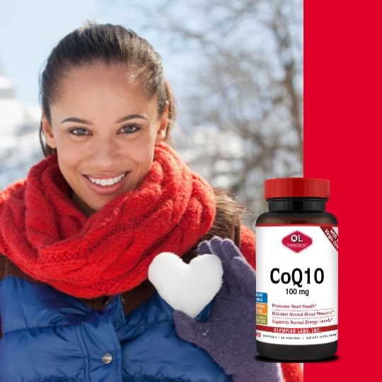 Olympian Labs Coenzyme Q10 100mg Softgels formulated with Extra Virgin Olive Oil Heart Health Support Cell Protection from Free Radicals