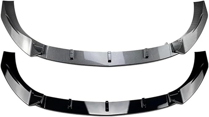 DYXN Front Bumper Lip Splitter Trim Under Chin Spoiler Compatible for Benz CLA Class C118 CLA45 AMG 2020-2023(Carbon Fiber Look)