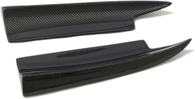 Car Real Dry Carbon Fiber Rear Bumper Lip Diffuser Side Splitter Compatible for Mercedes -BENZ W117 CLA-Class CLA220 CLA260 CLA45 2013-2015