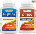 Best Naturals L-Lysine 500 mg &amp Vitamin C 1000 mg