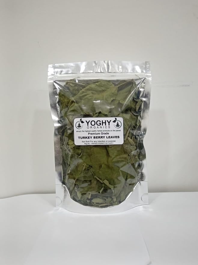 Turkey Berry Leaves Dried 100 Count Pure Grade A Quality