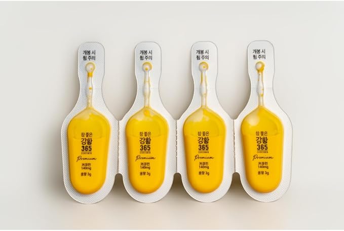 Turmeric Essence Premium Tube Made in Korea - 140mg Curcumin Patented Water-Soluble Nano Technology for Higher Absorption Effiency and Faster Absorption Speed