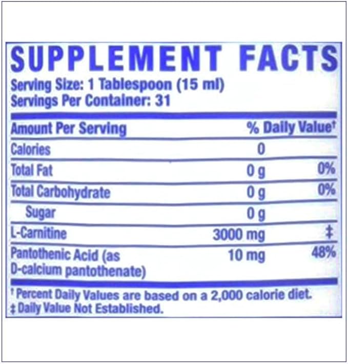 Ronnie Coleman Signature Series L-Carnitine XS 3000 Liquid Amino Acids Metabolism and Lean Muscle Strength Support Stimulant Free Sugar Free Zero Carbs Strawberry Kiwi 16 Oz