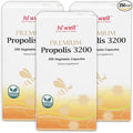 (Pack of 3) Hi Well Premium Propolis 3200 Flavonoid 96mg 250VegeCapsules