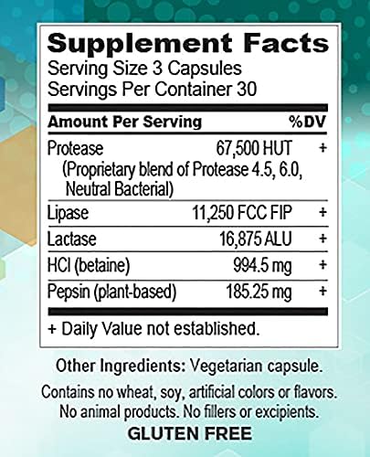 Body Ecology Assist Dairy and Protein | High Potency Supplements for Effective Digestion of Lactose and Casein | Supports Healthy Digestion | 90 Vegetarian Count