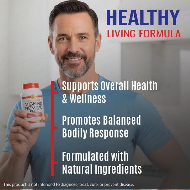 (1 Pack) SweetRestore Vismax Revive Elite Capsules Official Vismax Revive Support Supplement With Premium Ingredients All Natural Advanced Formula for Overall Health &amp Wellness Reviews (60 Capsu