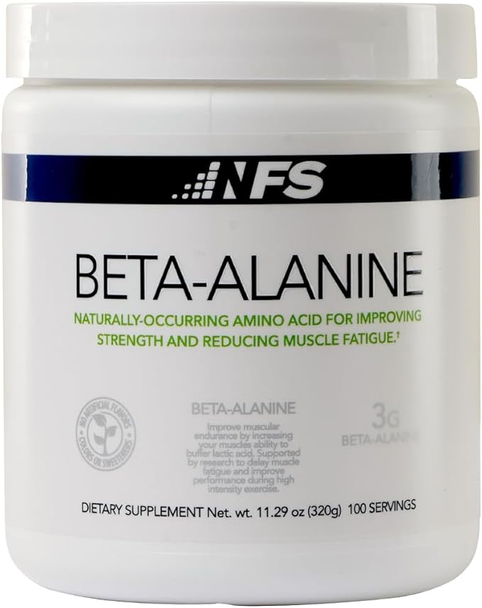 NF Sports Beta-Alanine – Naturally Occurring Amino Acid Promoting Reduction In Muscle Fatigue And Improved Performance - 100% Satisfaction Guaranteed