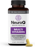 NeuroQ Daily Essentials Multivitamin – High‑Potency Brain &amp Body Support with Choline 550 mg PQQ CoQ10 Alpha Lipoic Acid – Supports Memory Energy Cognitive Focus &amp Daily Wellness – 60 Tab