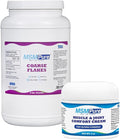 KALA HEALTH MSMPure Coarse Flakes 5 lb and Muscle &amp Joint Cream 2 oz Bundle