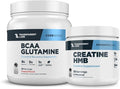Transparent Labs BCAA Glutamine Powder (30 Servings Tropical Punch) &amp Creatine HMB (30 Servings Unflavored)