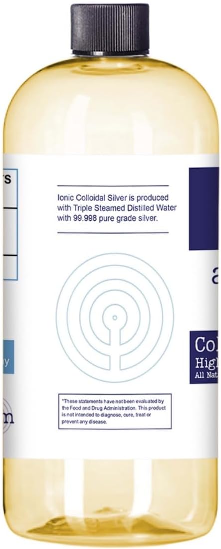Ionic Colloidal Silver 20PPM 36.5oz