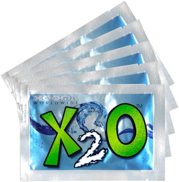 X2O Flavorless Drop-In Mineral Bags for Alkaline &amp Hydrogen Water – 30 Count | Alkalize Filtered Water | Add 70+ Ionic Trace Minerals for Cellular Hydration Balanced pH and Electrolytes