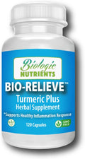 Biologic Nutrients Turmeric and Ginger Supplement 10-in-1 Herbal Joint Supplements for Men &amp Women with Muscle Bones Nerves &amp Joint Support - Daily Mobility Support 120 Capsules