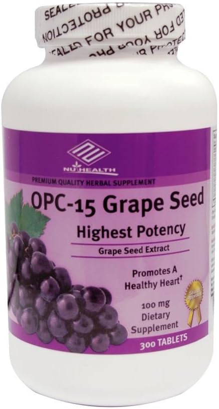 OPC-15 Grape Seed Extract 100 mg 300 Tabs Anti-oxidant Good Product