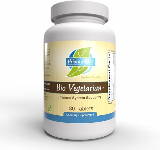 Priority One Vitamins Bio Vegetarian (180) Tab (New Size)