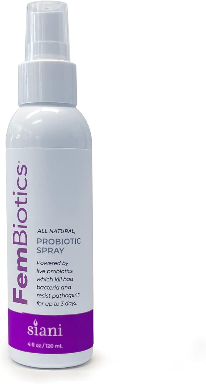 SIANI FemBiotics -Topical Probiotic Body Care for Women 4oz - Hypoallergenic Vegan Non GMO GF 100% Natural Live Probiotic External + Internal Use Totally Safe No Refrigeration Required