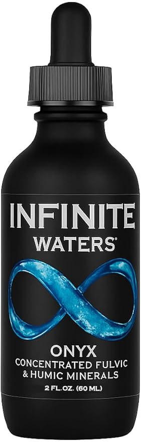 INFINITE WATERS - Fulvic Humic Acid Health Supplement – Organic Detox Immune Boost &amp Nutrient Absorption (2 fl oz)