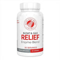 Silver Fern Bloat &amp Gas Relief Digestive Enzyme Blend - 1 Bottle = 30 Servings - FODMAP &amp Bloating Digestion Supplement with Tolerase L Pectinase &amp More (1 Bottle)