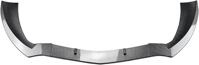 Car Front Lip Bumper Front Bumper Splitter Glossy Black Compatible for Benz CLA C117 CLA200 CLA220 CLA250 2013-2015(Carbon Look)