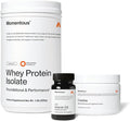 Momentous Arnold's Stack - Creatine Monohydrate Powder Essential Grass-Fed Whey Protein Powder (Unflavored) &amp Vitamin D3 (2000 IU) - Daily Fundamentals to Support Muscle Strength &amp Longevity