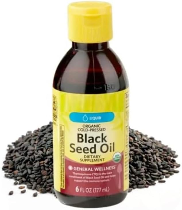 SEDLAV Organic Black Seed Oil – Cold-Pressed Liquid Dietary Supplement 6 fl oz