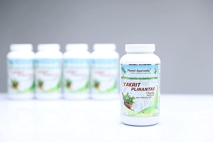 JOKE Yakrit Plihantak Churna Advanced - Ayurvedic Medicine for Fatty Liver (Pack of 10) 2000 g
