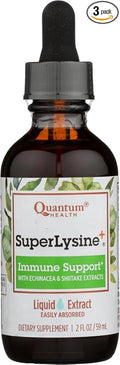 Quantum Super Lysine Plus Liquid Extract - 2 fl oz (Pack of 3)