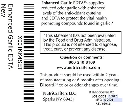 Enhanced Garlic EDTA and Nattokinase NSK-SD. Cardio Cleansing Health Bundle (Two Items)