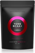 Tropeaka Tone BCAA+ Powder - BCAA Pre Workout Energy Powder for Muscle Growth Recovery &amp Endurance Rehydrating Post Workout Recovery Vegan Non-GMO - 8.8oz (16.5 Servings)