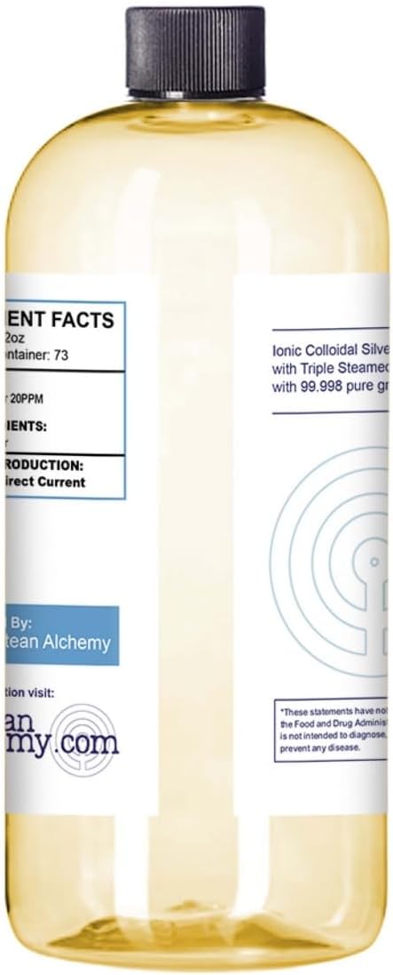 Ionic Colloidal Silver 20PPM 36.5oz