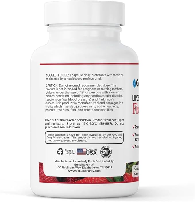 Fisetin 150mg | Supplement for Aging Cognitive Support | Pure Fisetin Supplement - Powerful Serving Size | Gluten Free Vegan USA Made Non-GMO | 60 Capsules