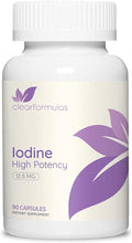 High Potency Potassium Iodine Supplement - Potassium Iodide USP and Free Iodine Capsules 12.5mg Precise Dosage Blend - Capsule Alternative to Lugol's Supplement for Thyroid Energy &amp Immunity (3 Mo
