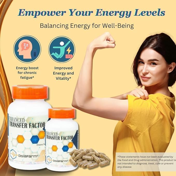Transfer Factor Enhanced 60 Natural Capsules Immune Support - Transfer Factor Multi Immune from Cow Colostrum Egg Yolk &amp Special Blend of Mushrooms (60 Capsules)