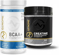Creatine + BCAA Hydration Bundle | Muscle Growth Recovery &amp Hydration Support | 100% Pure Creatine Monohydrate + 7G BCAA &amp Electrolytes | Keto Vegan-Friendly Non-GMO Gluten-Free