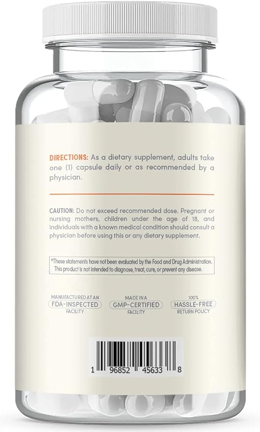 Extra Strength SAMe 500mg - Easy Absorption 500mg S-Adenosyl-L-Methionine SAM e Supplement - Gentle Joint Bone and Mood Support Supplement for Men and Women - Made in a cGMP US Lab (90 Servings)