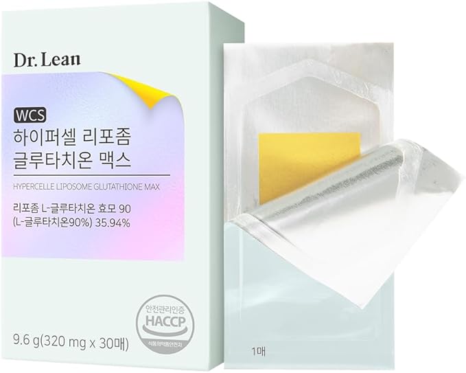 Dr. Lean Liposomal Glutathione – Hypercelle Max Strips with Milk Thistle Collagen &amp Hyaluronic Acid | Fast-Melt ODF Antioxidant Skin &amp Liver Support K-Beauty Made in Korea