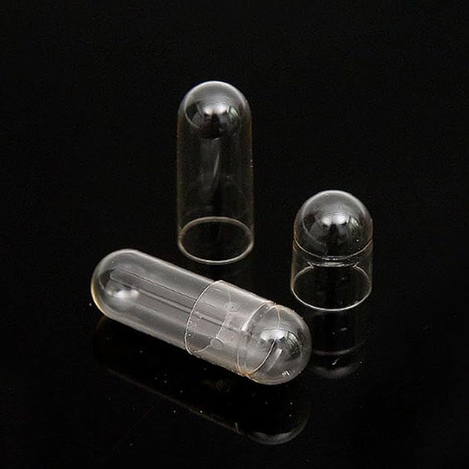 Vegan Empty Capsules Size 000 1000 Count Clear Separated HPMC Capsules for DIY Supplement Filling