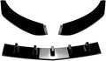 Front Bumper Lip Splitter Spoiler Diffuser Compatible for Benz CLA Class C117 CLA200 CLA220 CLA250 CLA45 AMG 2015 2016 2017 2018 (Color : Gloss Black)