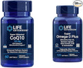 Life Extension Super Ubiquinol CoQ10 with Enhanced Mitochondrial Support &amp Super Omega-3 Plus EPA/DHA Fish Oil Sesame Lignans Olive Extract Krill &amp Asta