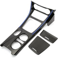 New Protective Center Control Covers Compatible with Mercedes Benz CLA C117 2013-2018 CLA180 CLA200 CLA 220 CLA250 (Black + Blue Line)