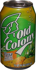 OLD COLONY PIÑA - Puerto Rico's Favorite Pineapple Flavored Soda - 12 oz cans - 8 Pack