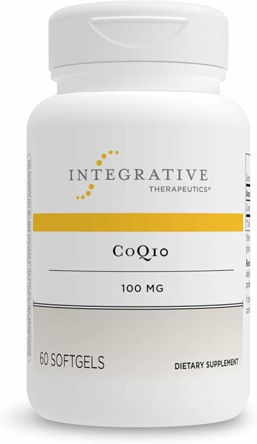 Integrative Therapeutics CoQ10 (100mg) - Cellular Energy Heart &amp Brain Health Support Supplement for Adults* - 60 Softgels (60 Servings)
