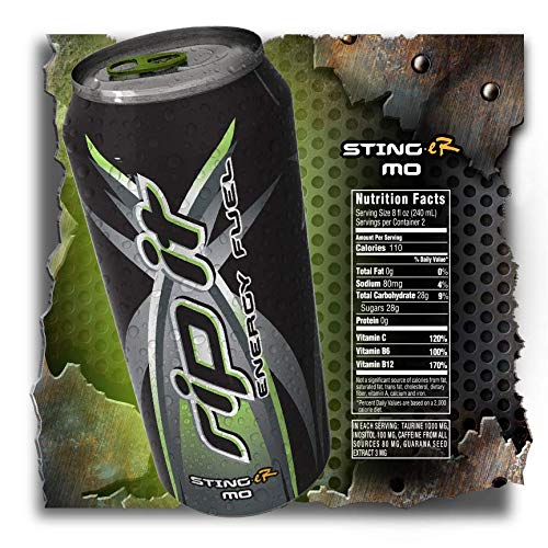 Rip It Energy Drinks Tribute Editions (Stinger 6 Cans)