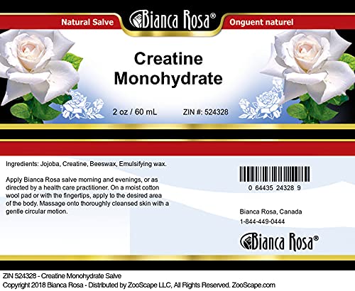 Bianca Rosa Creatine Monohydrate Salve (2 oz ZIN: 524328)