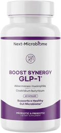 Boost Synergy Probiotic Akkermansia Muciniphila Clostridium Butyricum HMO Ashwagandha Supports Microbiome Digestive Wellness Gut Health for Men &amp Women (60 Capsules 1-Pack)