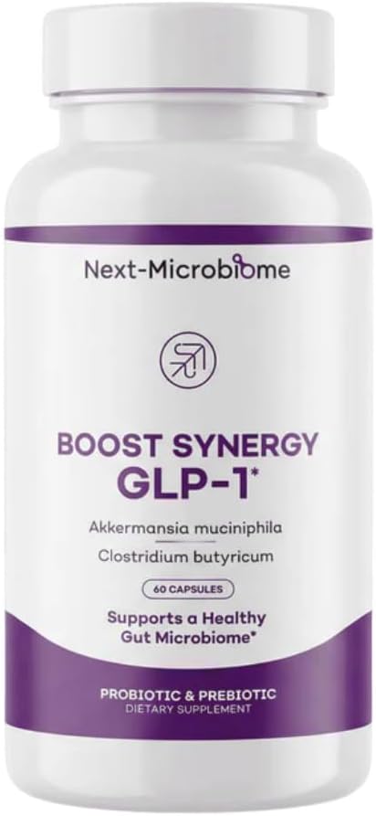 Boost Synergy Probiotic Akkermansia Muciniphila Clostridium Butyricum HMO Ashwagandha Supports Microbiome Digestive Wellness Gut Health for Men &amp Women (60 Capsules 1-Pack)