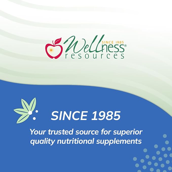 Wellness Resources Quercetin Phytosome 250 mg with Luteolin 100 mg Mast Cell Stabilizer &amp Natural Histamine Support for Seasonal Allergies NAD Support and Neuroprotective Supplement (60 Capsules