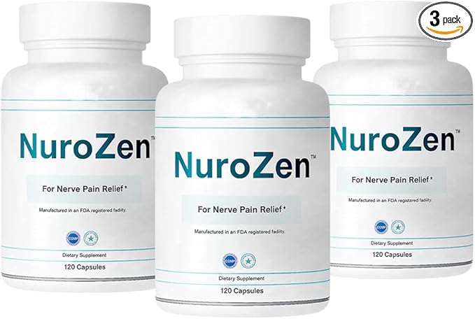 Nerve Support Supplement – Alpha Lipoic Acid B1 B6 B12 Pureblend of MSM Turmeric – Advanced Neuropathy Support Formula for Nerve Health Tingling &amp Discomfort Relief – 120 Capsules (3-Pack)