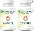 Dr Clark Store Cysteine – 500mg 100 Gelatin Capsules Supports Immune &amp Respiratory Health (Pack of 2)