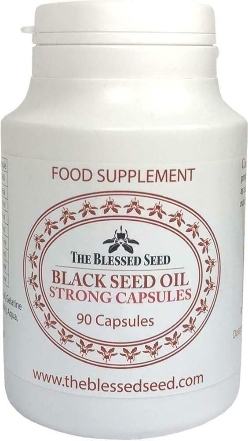 The Blessed Seed STRONG BLACK SEED OIL CAPSULES 90 X 500MG